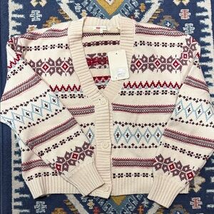 Levi’s Fair Isle Knit Cardigan
